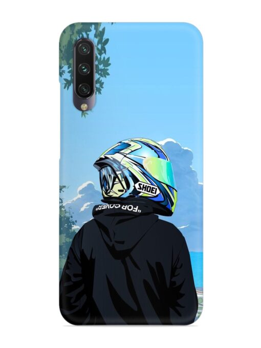 Rider With Helmet Snap Case for Xiaomi Mi A3