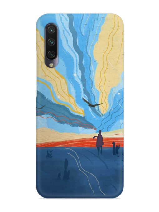 Minimal Abstract Landscape Snap Case for Xiaomi Mi A3 Zapvi