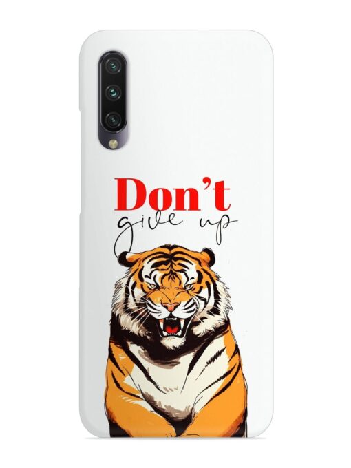 Don'T Give Up Tiger Art Snap Case for Xiaomi Mi A3 Zapvi