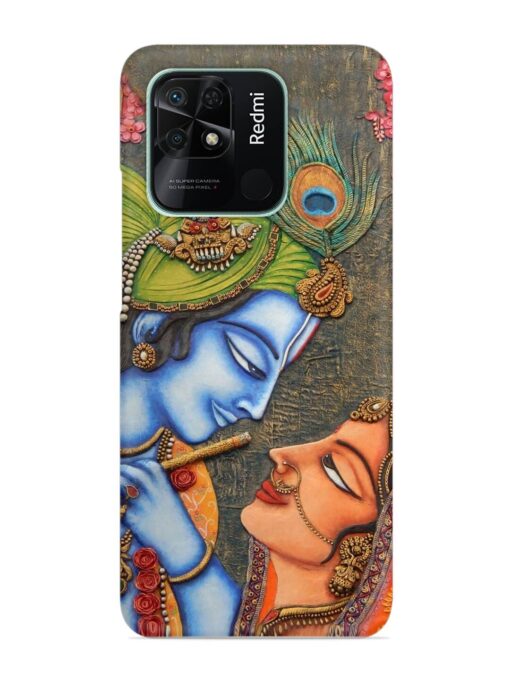 Lord Radha Krishna Flute Art Snap Case for Xiaomi Redmi 10 Zapvi