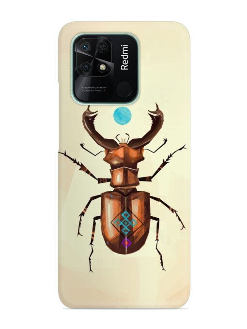 Stag Beetle Vector Snap Case for Xiaomi Redmi 10 Zapvi