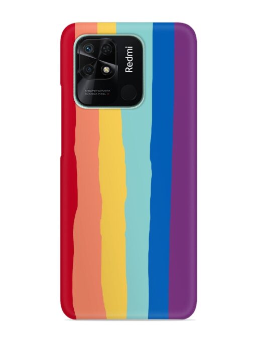 Rainbow Genuine Liquid Snap Case for Xiaomi Redmi 10