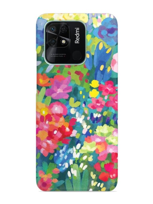 Watercolor Flower Art Snap Case for Xiaomi Redmi 10 Zapvi