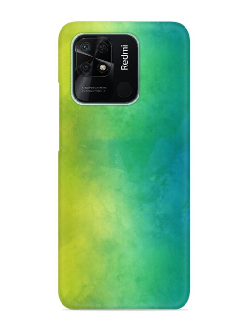 Yellow Green Gradient Snap Case for Xiaomi Redmi 10