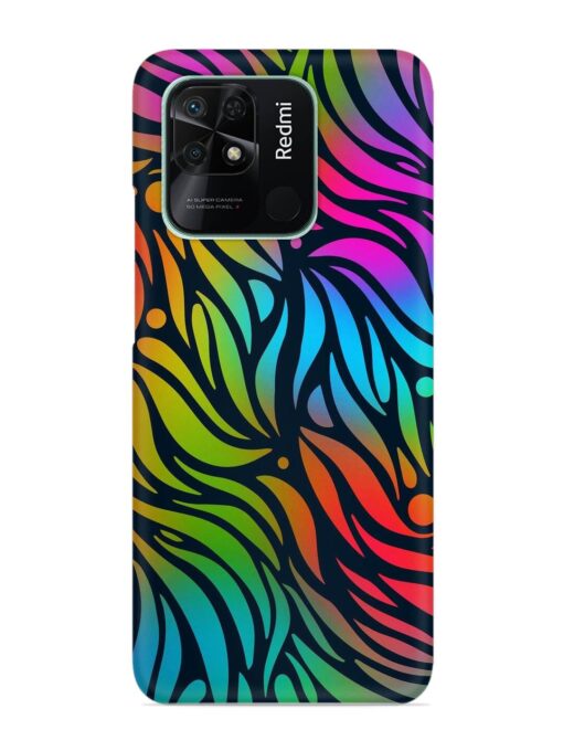 Abstract Leaf Design Snap Case for Xiaomi Redmi 10