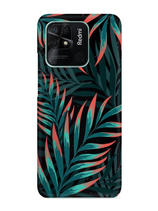 Green Leaf Art Snap Case for Xiaomi Redmi 10 Zapvi