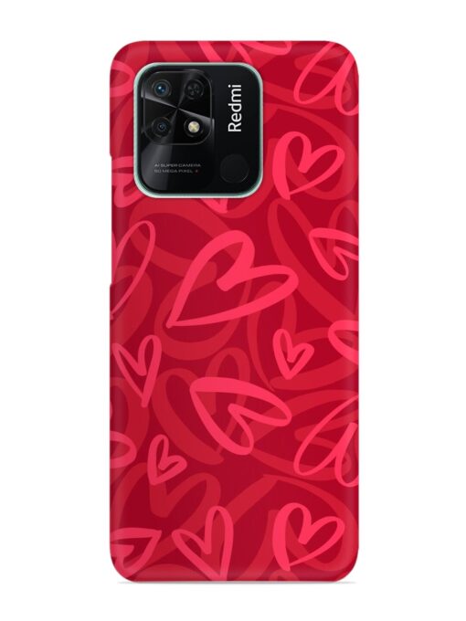 Seamless Romantic Pattern Snap Case for Xiaomi Redmi 10 Zapvi