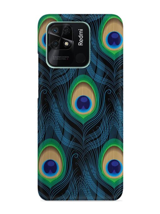 Seamless Pattern Peacock Snap Case for Xiaomi Redmi 10