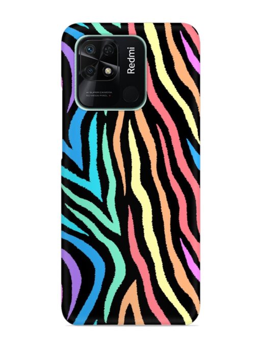 Colorful Abstract Zebra Snap Case for Xiaomi Redmi 10 Zapvi