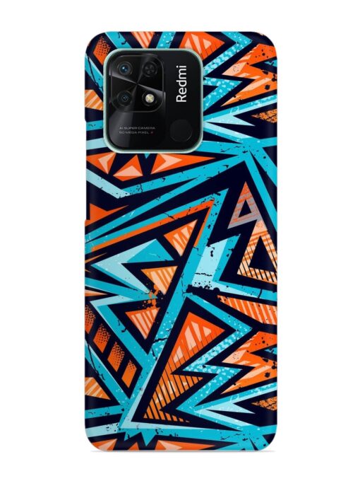 Abstract Seamless Grunge Snap Case for Xiaomi Redmi 10 Zapvi