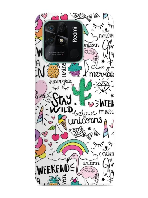 Unicorn Ice Cream Snap Case for Xiaomi Redmi 10