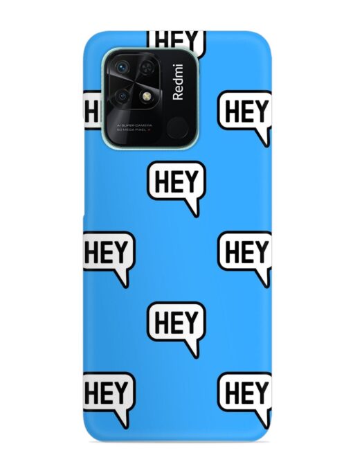 Hey Text Message Snap Case for Xiaomi Redmi 10 Zapvi