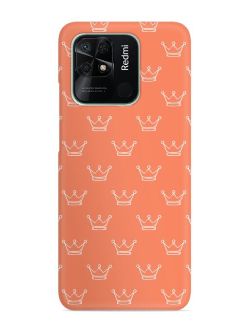 Hand Drawn Crown Snap Case for Xiaomi Redmi 10 Zapvi