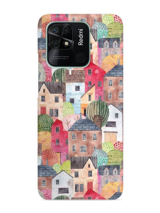 Abstract Seamless Pattern Snap Case for Xiaomi Redmi 10 Zapvi