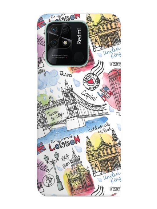 Vector London Landmark Snap Case for Xiaomi Redmi 10