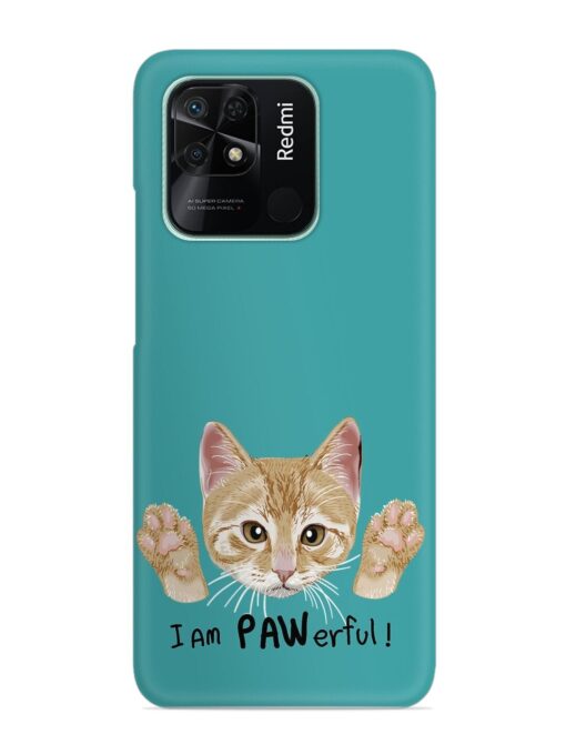 Typography Slogan Cat Snap Case for Xiaomi Redmi 10