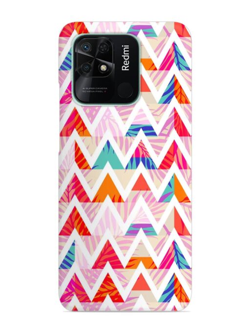 Abstract Triangle Background Snap Case for Xiaomi Redmi 10