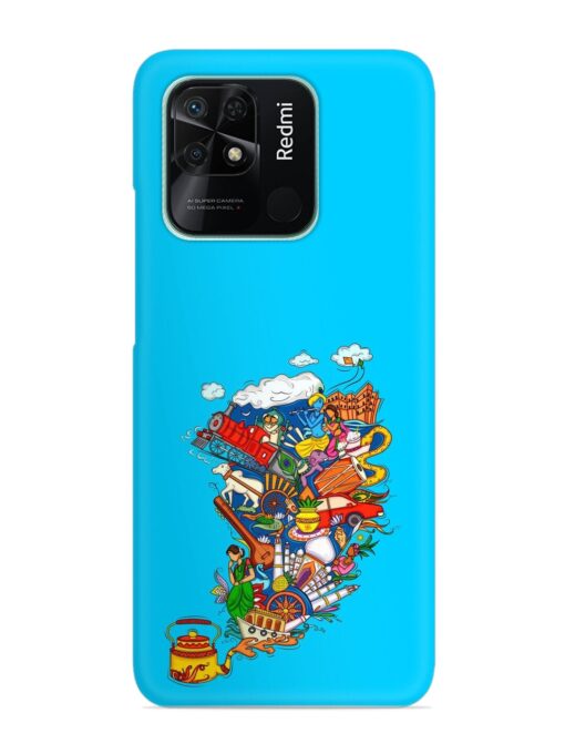 Vector Design Indian Snap Case for Xiaomi Redmi 10 Zapvi