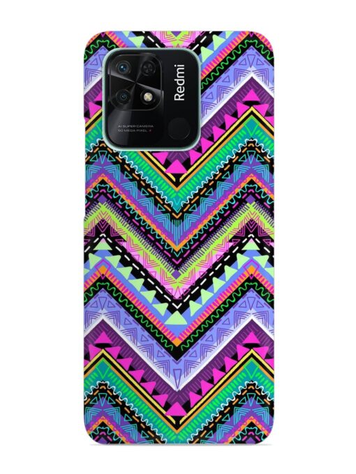 Tribal Aztec Print Snap Case for Xiaomi Redmi 10