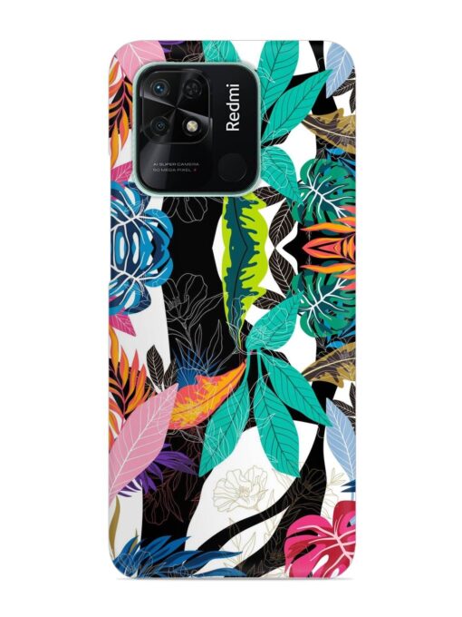 Floral Pattern Bright Snap Case for Xiaomi Redmi 10 Zapvi