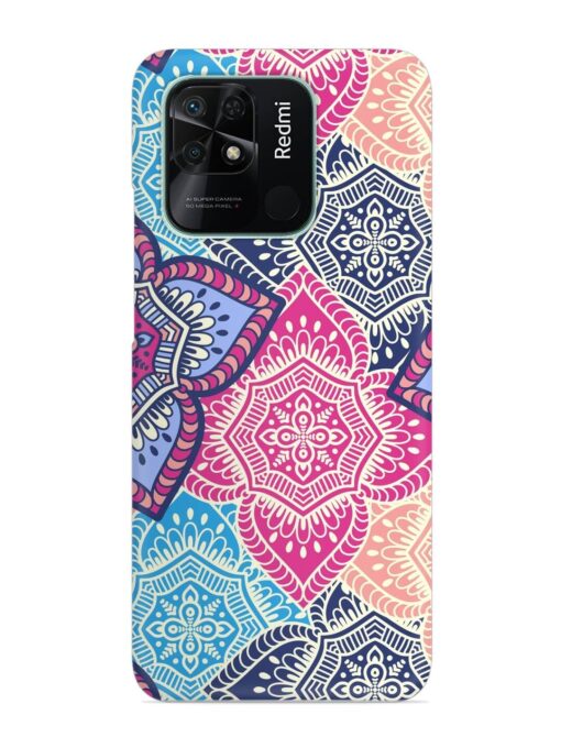 Ethnic Floral Seamless Snap Case for Xiaomi Redmi 10