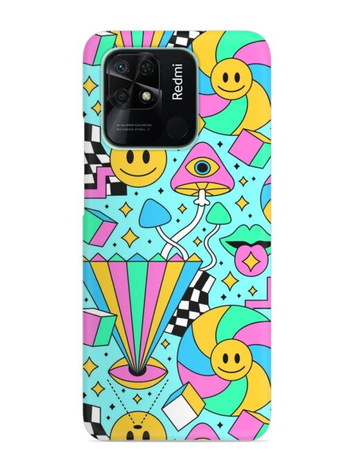 Trippy Rainbow 60S Snap Case for Xiaomi Redmi 10 Zapvi