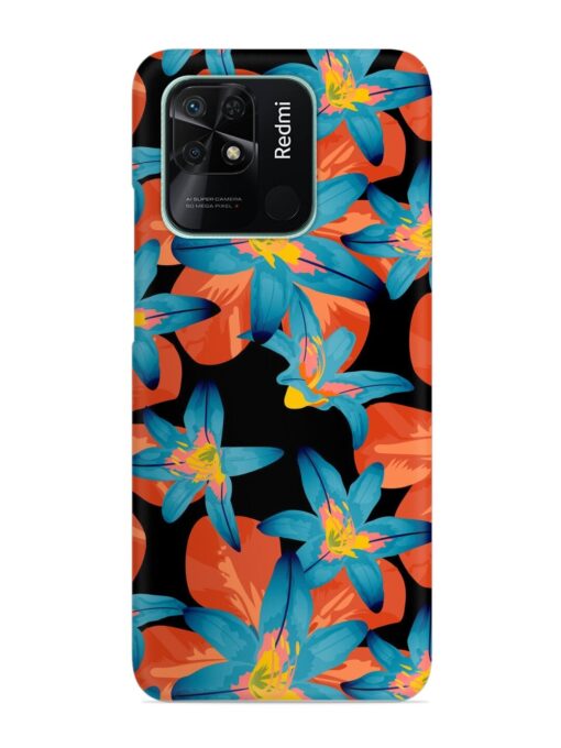 Philippine Flowers Seamless Snap Case for Xiaomi Redmi 10 Zapvi