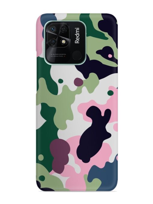 Seamless Funky Camouflage Snap Case for Xiaomi Redmi 10