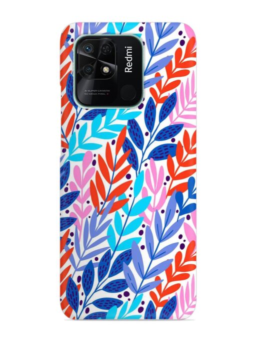 Bright Floral Tropical Snap Case for Xiaomi Redmi 10 Zapvi