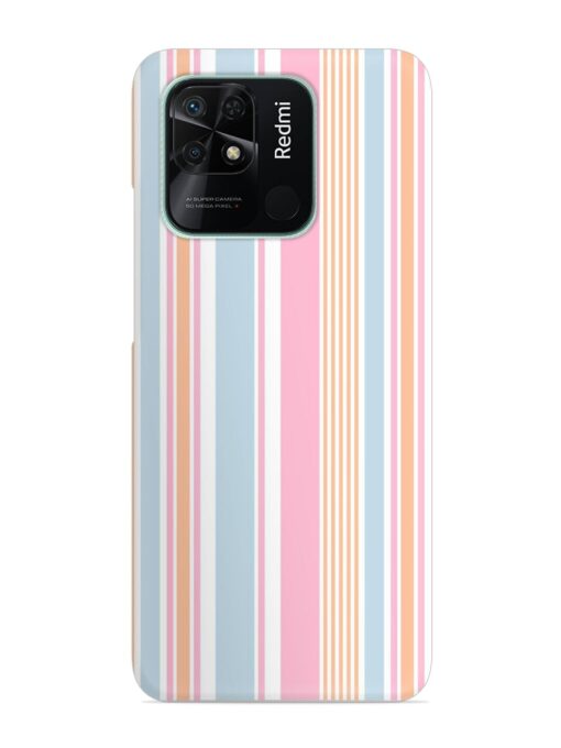 Stripe Seamless Pattern Snap Case for Xiaomi Redmi 10