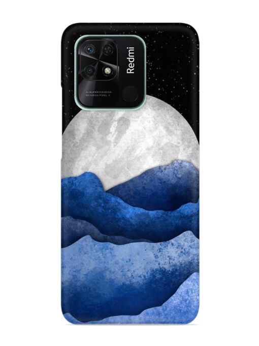 Full Moon Mountain Vector Snap Case for Xiaomi Redmi 10 Zapvi