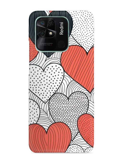 Girly Heart Seamless Snap Case for Xiaomi Redmi 10