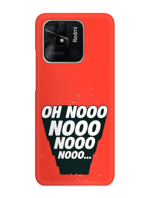 Oh Nooo Snap Case for Xiaomi Redmi 10