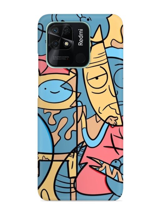 Silly Face Doodle Snap Case for Xiaomi Redmi 10