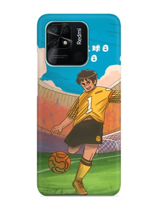 Soccer Kick Snap Case for Xiaomi Redmi 10 Zapvi