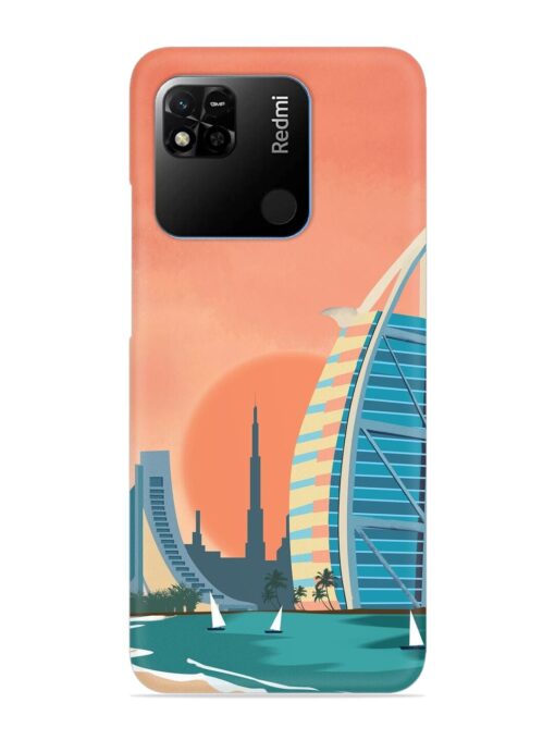 Dubai Architectural Scenery Snap Case for Xiaomi Redmi 10A Zapvi