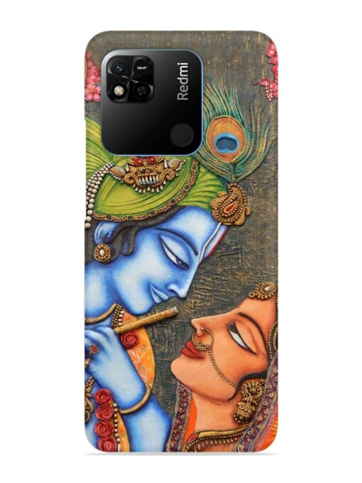 Lord Radha Krishna Flute Art Snap Case for Xiaomi Redmi 10A Zapvi