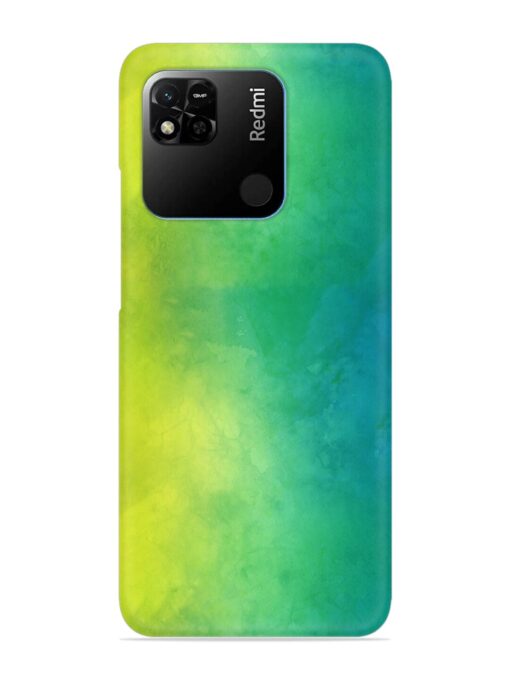 Yellow Green Gradient Snap Case for Xiaomi Redmi 10A Zapvi