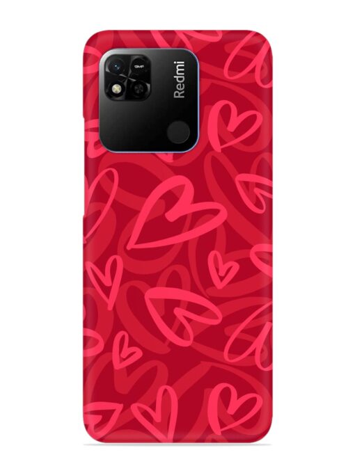 Seamless Romantic Pattern Snap Case for Xiaomi Redmi 10A Zapvi