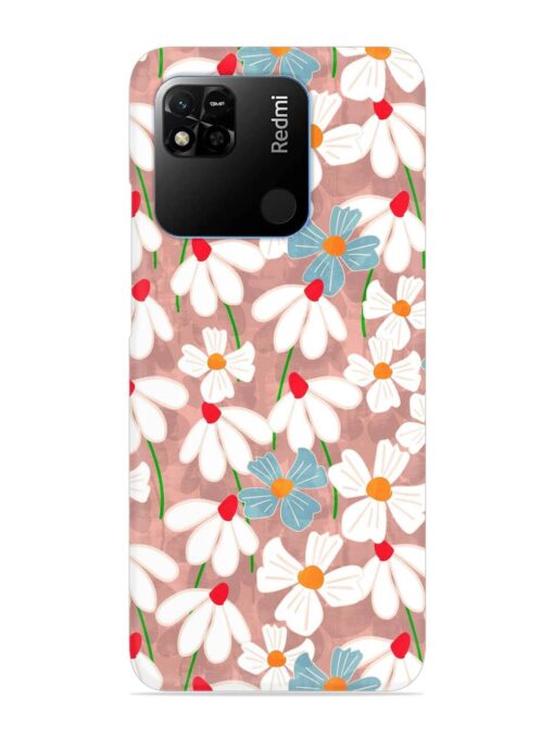 Abstract Petal Flowers Snap Case for Xiaomi Redmi 10A Zapvi