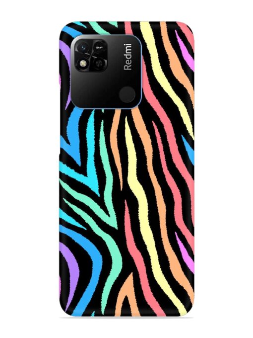 Colorful Abstract Zebra Snap Case for Xiaomi Redmi 10A