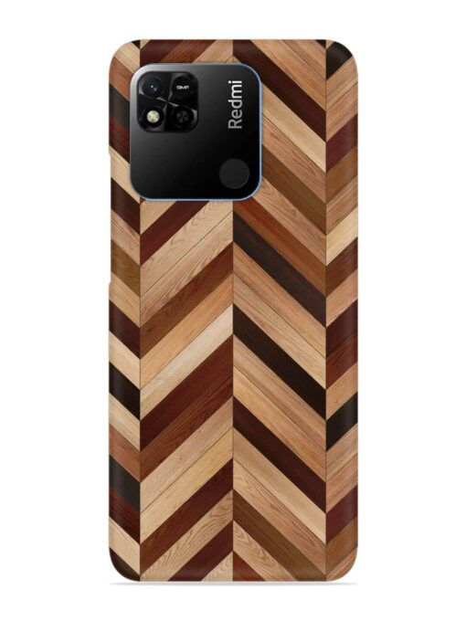 Seamless Wood Parquet Snap Case for Xiaomi Redmi 10A Zapvi