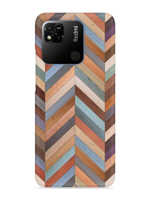 Seamless Wood Parquet Snap Case for Xiaomi Redmi 10A Zapvi