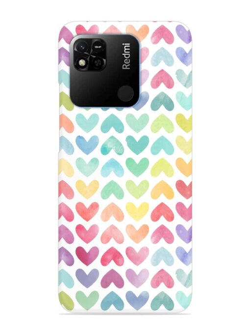 Seamless Colorful Watercolor Snap Case for Xiaomi Redmi 10A Zapvi