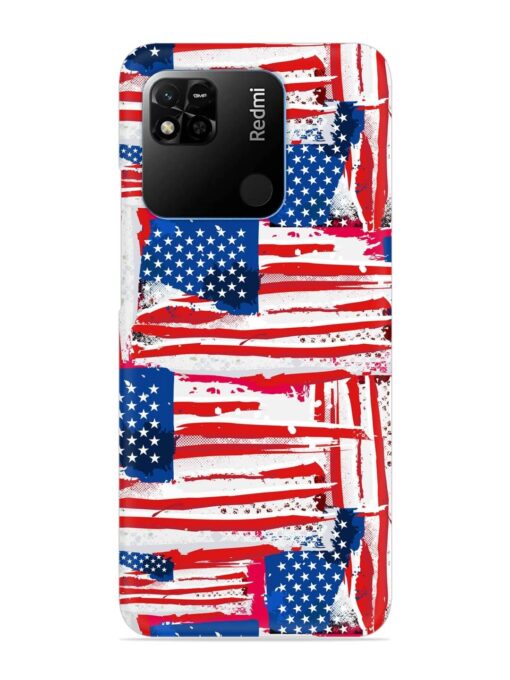 Usa Flag Seamless Snap Case for Xiaomi Redmi 10A Zapvi