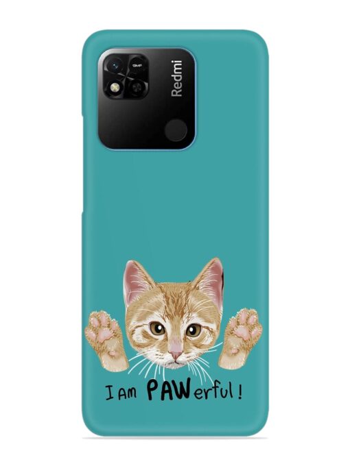 Typography Slogan Cat Snap Case for Xiaomi Redmi 10A Zapvi