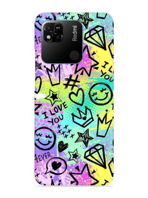 Bright Seamless Pattern Snap Case for Xiaomi Redmi 10A