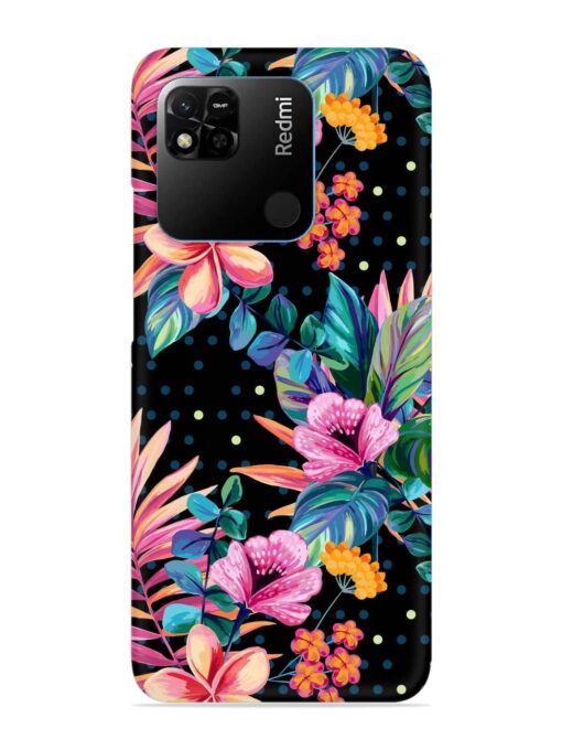 Seamless Floral Pattern Snap Case for Xiaomi Redmi 10A Zapvi