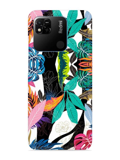 Floral Pattern Bright Snap Case for Xiaomi Redmi 10A