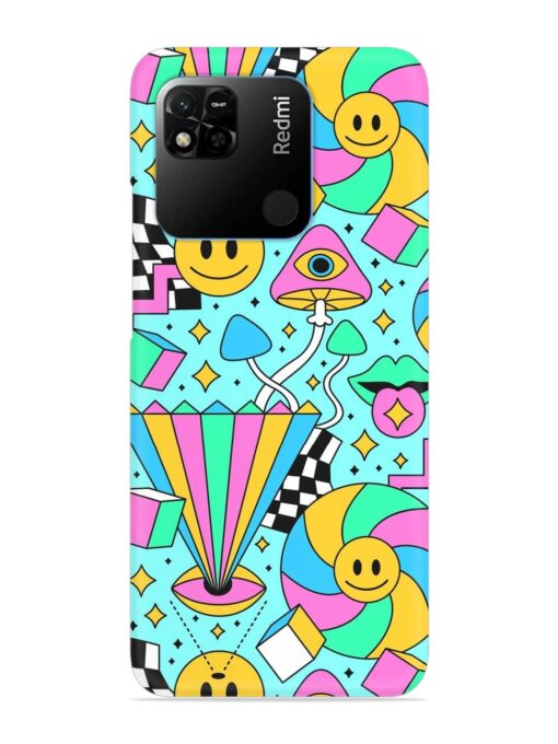 Trippy Rainbow 60S Snap Case for Xiaomi Redmi 10A Zapvi